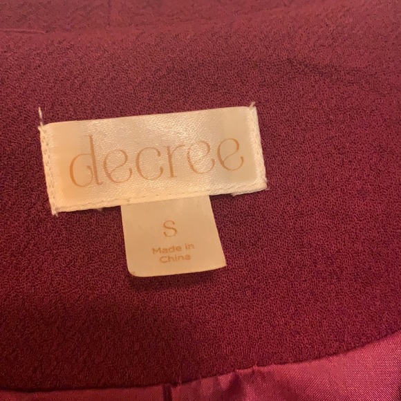 Burgundy light suit jacket - Picture 2 of 3